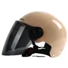 Casco de coche eléctrico ABS femenino masculino Cuatro Estaciones universal Pintura moda simple transpirable venta al por mayor no de motocicleta casco de verano