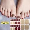 YMZ148-166 20 Años Pegatinas para Pies Nuevas Pegatinas para Manicura Pegatinas para Pies 22 Pegatinas Pequeñas Pegatinas Impermeables para Uñas Pegatinas para Uñas de los Pies