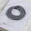 Pulsera de Raíz de Bodhi Multicolor con 114 Cuentas Lisas, Pulsera DIY Hecha a Mano, Cuentas de Oración Budista de Mano, Accesorio Coleccionable