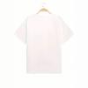 Nueva camiseta de algodón de manga corta con estampado de letras inglesas de verano para hombre con tendencia de código europeo de comercio exterior transfronterizo entre Europa y Estados Unidos
