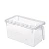 Caja conservadora de alimentos para refrigerador con calefacción y asa apilable a prueba de polvo tanque sellado con tapa gabinete caja de almacenamiento de frutas de grano grueso