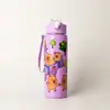Sudeste Asiático Comércio Exterior Infantil Capivara Cor Sólida Bico Copo d'Água Desenho Animado Portátil Pop-Up Garrafa d'Água Plástico Copo Espacial