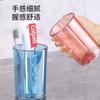 Vaso para enjuague bucal Vaso simple para cepillado Vaso dental creativo transparente con personalidad para parejas Vaso de plástico engrosado para uso doméstico