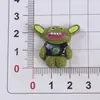 Monstruo Brotando de Dibujos Animados, Monstruo Dentudo, Accesorios Populares de Resina para Bricolaje, Pasadores Hechos a Mano, Accesorios para el Cabello, Pegatinas para Vasos de Agua, Creativo