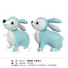 Nuevo Carrito Caminador Globo con Ruedas de Cuerda Película de Aluminio Auto-Sellante Globo de Animales de Dibujos Animados Juguete de Puesto de Mercado Nocturno