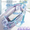 Bolsa de Almacenamiento A4 de Gran Apertura Bolsa de Clasificación de Asignaturas Bolsa para Documentos de Estudiante Papel de Examen Bolso de Mano de Malla Transparente Bolso Bandolera Bolsa para Libros