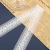 Ribete de Encaje Blanco, Ribete de Encaje Hueco de Seda de Nylon, Accesorios de Ribete de Encaje para Ropa Estilo Fresco, Stock Listo de Fábrica