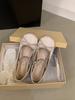 Altura Interna Sapatilhas de Balé Rosa Sapatos Femininos 2024 Novo Estilo Francês Primavera e Outono Mary Jane Sapatos de Noite Suave