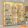 Armário expositor de cosméticos de prateleira, expositor, armário de produtos para salão de beleza e unhas de luxo leve, armário expositor, prateleira de armazenamento, multifuncional