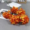 Simulación de Boda Hortensia de 5 cabezas Floricultura para Auditorio de Boda Decoración Suave Arreglo Pared de Flores Puerta de Flores Fondo Suelo de Flores Flor de Alta Simulación