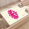 Colchonete de Pilates para Core Mat Antiderrapante Mat de Treinamento para Posicionamento Colchonete de Yoga Borracha Natural Colchonete Antiderrapante para Yoga