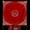 Noiva de Hijab Xiuhe Casamento de Luxo Hijab Vermelho Bordado Chinês Borla 2025 Novos Enxovais de Noiva