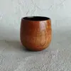 Xícara de Chá de Madeira Simples Restaurante Casa Alça Caneca de Café Presente Copo de Madeira Ziziphus Spinosae Criativo Pequeno Copo de Água