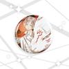 Insignia Láser del Libro de Amigos de Natsume 58-75mm Insignia Broche de Dibujos Animados