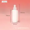 Botella de empaque de plástico PET cosmético 50-200 ml botella recargable de desodorante repelente de mosquitos botella de muestra tipo prensa para perfume
