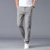 Pantalones Casuales de Negocios Paul para Hombre, Moda de Primavera, Lujo Ligero, Gama Alta, Corte Recto, Color Sólido, Anti-Arrugas Premium, Versátiles de Pierna Larga