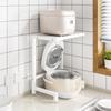Estante de almacenamiento para arrocera de cocina, freidora de aire, electrodomésticos en capas, pequeños electrodomésticos, horno de encimera, estante de almacenamiento multifuncional