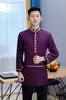 Roupas de trabalho de garçom de alta qualidade, manga longa, hotel, restaurante, restaurante de hot pot, restaurante, restaurante, restaurante, saguão, homens e mulheres, outono e inverno