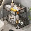 Estante para Banheiro Prateleira de Armazenamento de Mesa Multicamadas para Vaso Sanitário Banheiro Lavatório Suprimentos Prateleira de Armazenamento Prateleira de Canto de Bancada