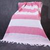 Toalla de playa de Turquía toalla de baño de algodón simple toalla envolvente con borlas a rayas fábrica venta al por mayor comercio exterior transfronterizo toalla de baño