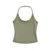 Ropa de Mujer Transfronteriza al por Mayor Verano Nuevo Estilo Ajuste Delgado Simple Elástico Chaleco Ropa Exterior Yoga Deportivo Camiseta sin Mangas