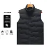 Chaqueta Ligera sin Mangas de Plumas para Exteriores Transfronteriza 90% Plumón de Pato Blanco Chaleco de Plumón de Grafeno Chaleco de Plumón para Hombre Clase Personalización