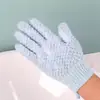 Guantes de baño exfoliantes de doble cara para uso doméstico, adecuados tanto para hombres como para mujeres, fuerte eliminación de suciedad, exfoliación de espalda sin dolor, guantes de baño