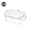Estilo japonês Desktop Dust-proof caixa de armazenamento de cozinha de plástico com tampa de roupas domésticas caixa de armazenamento de joias cosméticas
