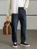 Jeans de corte holgado Hengyuanxiang para hombre, nueva colección primavera/otoño 2026, pantalones casuales de lujo ligero, pantalones vaqueros de pierna recta para hombre