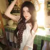 Pañuelo de Seda Retro Francés Marrón de Lunares para Mujer, Corbata de Cuello, Bufanda Fina Rayada Larga de Otoño, Chal, Accesorio para el Cuello, Accesorio para Pantalones, Cinturón