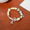Pulseira de Miçangas Coloridas de Dopamina de Verão Personalidade Infantil Doce Exquisita Moda Criativa Desenho Animado Pulseira Versátil para Mulheres