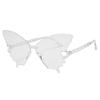 Gafas de Sol Mariposa Sin Marco Europeas y Americanas Moda Personalizadas Mariposa-formadas conjoined Gafas Populares de Internet Hip-hop Divertidas Gafas de Bola