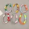 Nuevo Cordón Tejido Multicolor para Teléfono, Llavero Corto Universal, Decoración de Mochila, Cuerda Decorativa, Cadena Colgante al por Mayor