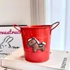 Arte em Ferro Cavalo Fofo Ano do Cavalo Porta-canetas Dormitório Estudantil Armazenamento de Mesa Porta-canetas para Pincéis de Maquiagem Armazenamento Balde de Armazenamento Super Fofo