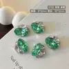 Rhinestones para Uñas de Huevo de Paloma K9, Rhinestones Ovalados Grandes Blancos Transparentes Súper Brillantes de Celebridad de Internet, Bolas de Rhinestone para Uñas Terminadas