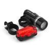 Luz delantera para bicicleta de montaña 5 LED luz para bicicleta Luz trasera de mariposa Faro 9002 accesorios para equipo de ciclismo