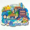 Shandong Jinan adesivos de geladeira cidade Fonte Baotu lembrancinhas turísticas Wenchuang casa adesivos magnéticos de madeira fabricantes atacado