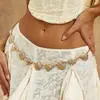 Cadena de Cintura de Mariposa Plateada para Mujer, Cinturón Retro Estilo Hot Girl para Combinar con Jeans, Cinturón de Cuero Yk para Decoración de Cintura, Estilo Europeo y Americano