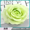 Cabezas de Rosas Artificiales, Tamaño Mediano, Núcleo Envuelto, Decoración de Pared, Accesorios para el Frente del Coche, Flores de Seda, Decoración DIY, Adornos para Ropa, Ramos de Flores Artificiales