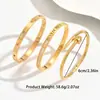 Pulseira de Zircônia com Design Simples de Unha Bullet e Números Romanos de Alto Padrão para Meninas Pulseira de Aço Titânio Popular na Europa e América