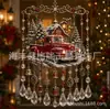 Novo sino de vento transfronteiriço anjo de Natal pingente decoração ornamento pendurado apanhador de sol