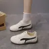 Tênis de treino alemães retrô extremamente estilosos em estilo esportivo para mulheres, cadarço versátil, color block, casuais, com sola macia para mulheres