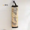 Solução de armazenamento para cozinha: organizador de sacolas plásticas, porta-sacos de lixo, bolsa de armazenamento de parede, armazenamento de grande capacidade