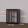 Armário de Armazenamento Doméstico para Papel A5 com Rodas Gaveta Multi-Camadas Cor Cosméticos Esmalte em Gel Lanches Caixa de Armazenamento de Aperto