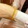 Vietnamita Areia Ouro Bênção Palavra Pulseira Masculina Dominador Baifu Relógio Cadeia Clássico Boss Pulseira Cadeia Não Desbota Atacado