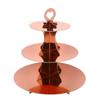 Suporte para Bolo Bandeja Multicamadas com Bordas Arredondadas Exibição de Sobremesas Doces Festa de Aniversário Casamento Festival do Meio-Outono Bolo da Lua Exibição Tridimensional