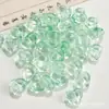 Coração de Vidro Azul Eletrodepositado 14mm Multifacetado Duplo Furo Artesanal DIY Colar Pulseira Acessórios de Vestuário Acessórios Material