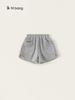 Ropa Infantil Yubao Pantalones para Niñas Verano Nuevo Color Sólido Pantalones Simples Cintura Tendón de Res Bebé Niña Casual Combinable Shorts