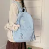 Mochila escolar estilo japonés para niñas, adecuada para estudiantes de tercero a sexto grado de primaria, versátil y sencilla, de gran capacidad, mochila fresca y elegante para estudiantes de secundaria.