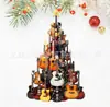 Pendente acrílico de árvore de Natal para guitarra Amazon transfronteiriça Decorações de Natal pingente plano para carro